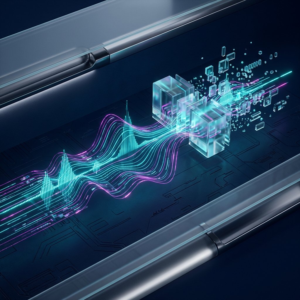 Futuristic Transcription Visualization